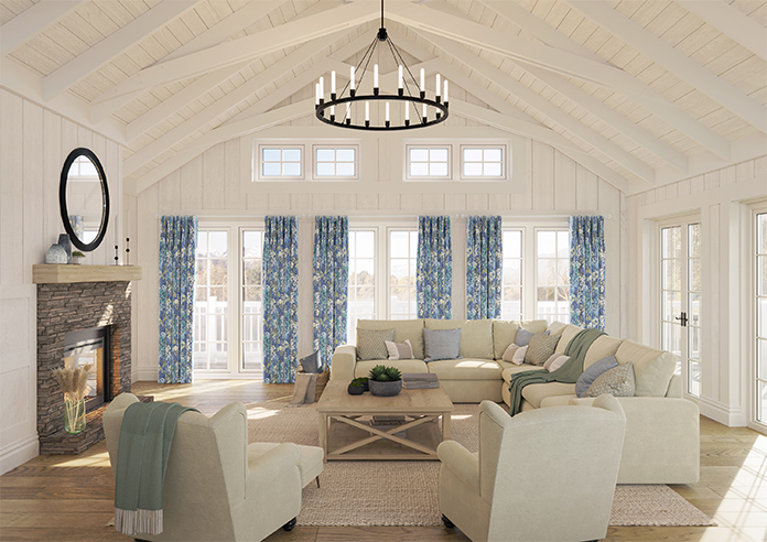 Wisteria, Marine - Made to Measure Curtains - Image 13